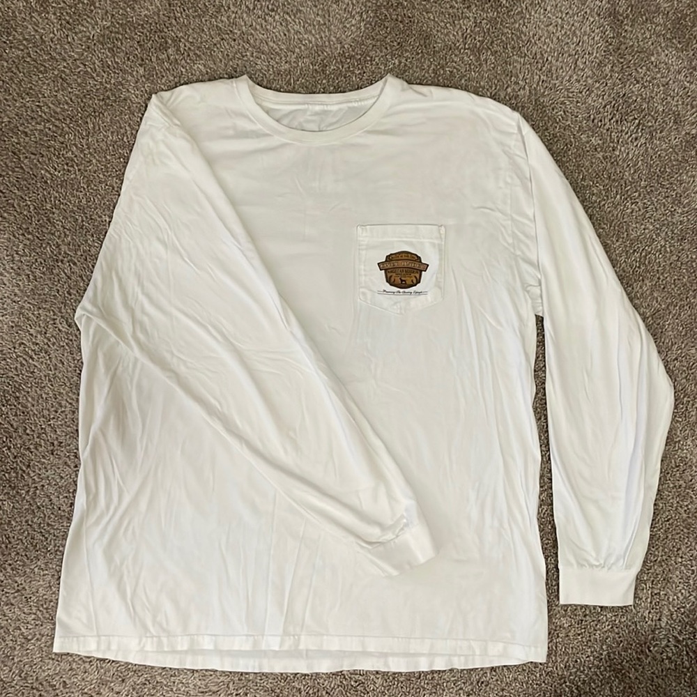 Over Under White Long sleeve T shirt size XL